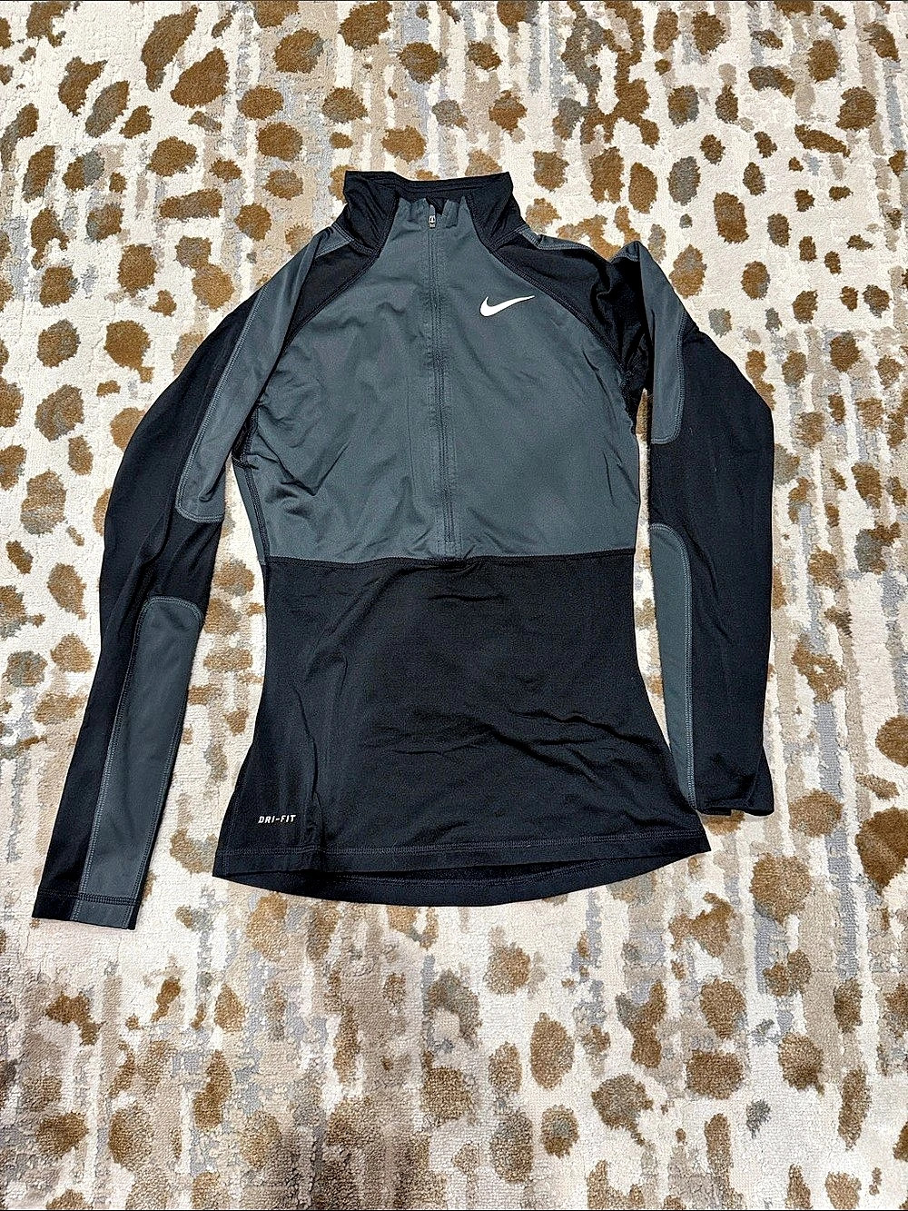 Nike Pro Warm 1/4-Zip Training Top Long Sleeve Black Small